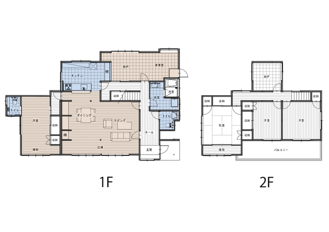 リノベーション後の間取り図