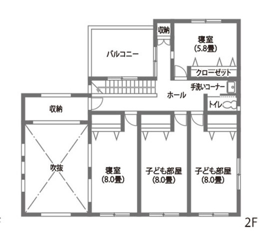 サンワ開発 リゾートのような心地よさが魅力の開放的なリビング 2階