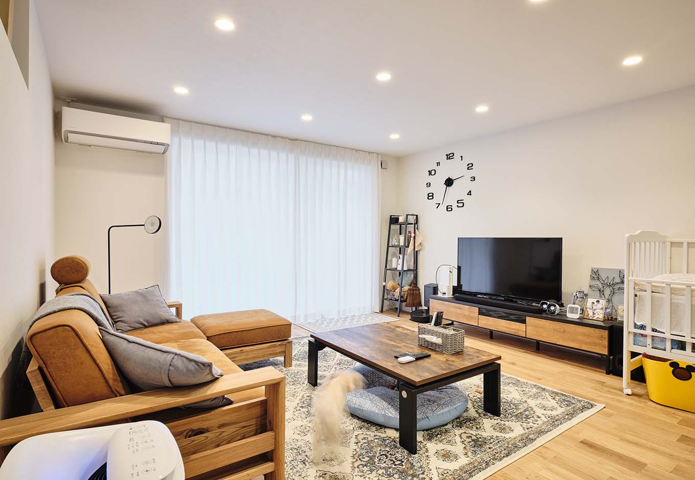 平屋建築ブルーハウス【ペット、建築家、平屋】