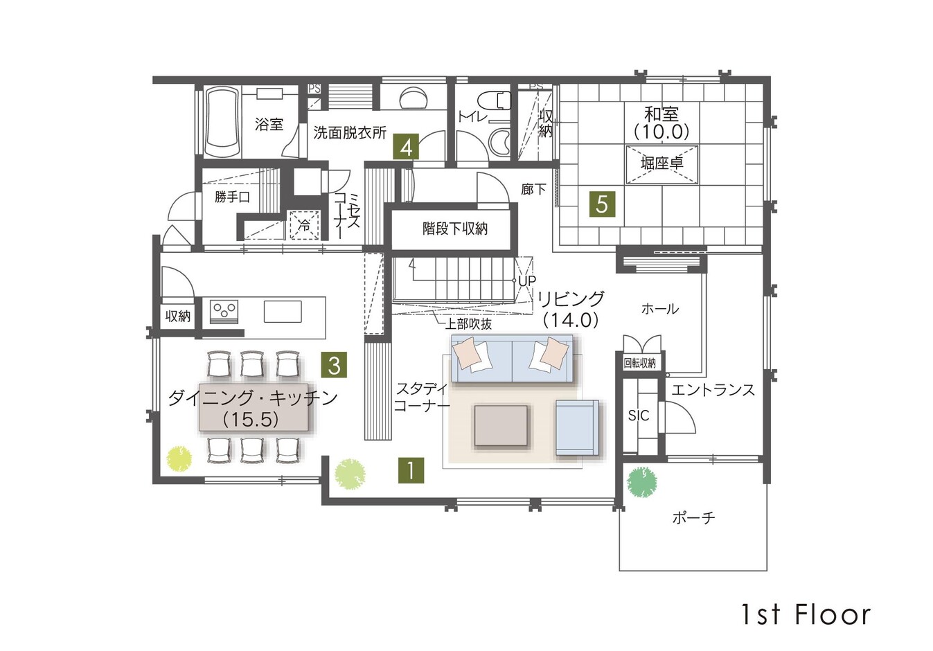 住友不動産ハウジング 静岡 浜松モデルハウス 1階