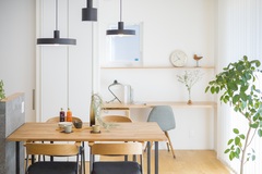 シンプルの中にもかわいい要素を少しだけ入れた。柔らかくて優しい雰囲気を与えてくれる。