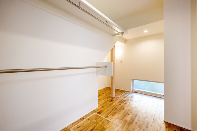 動線と収納を融合。スペースを無駄なく利用