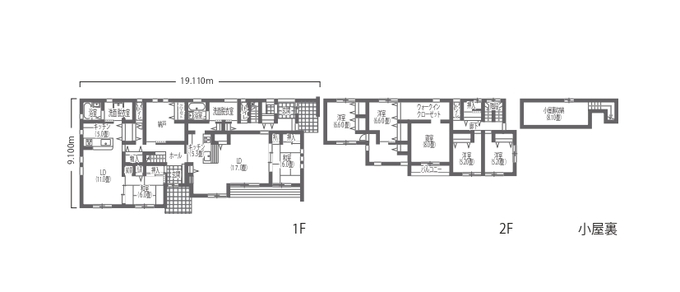 吉川住建 二世帯が程よい距離感で快適に暮らす和モダンの家 完全分離型の二世帯住宅
