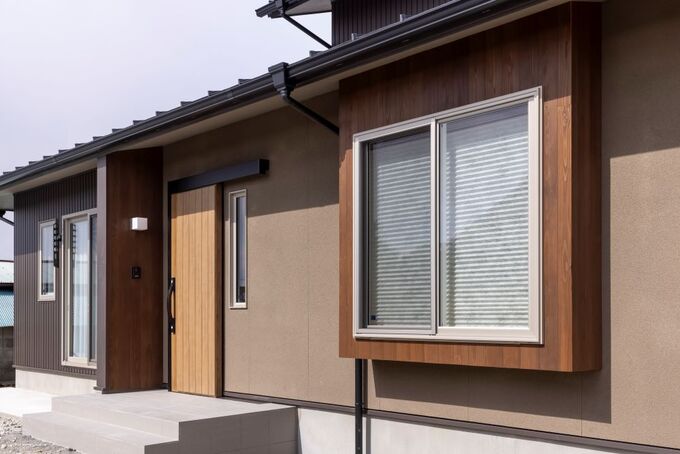 落ち着いた外観