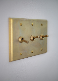 施主さん支給のアメリカンスイッチプレート