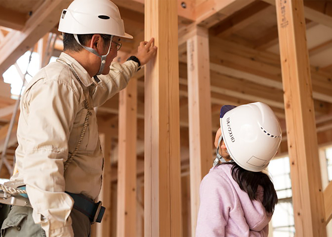 日本ハウスホールディングス 宇都宮支店【工事現場／完成宅訪問】