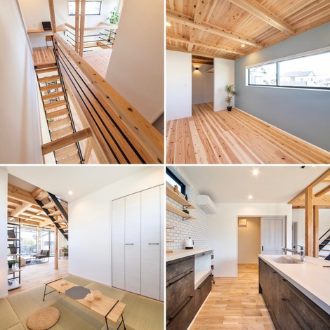 木箱HOUSE・総二階36坪4LDK 1560万の家「Open house・浜北区小松
