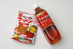 午後の紅茶とベビースターラーメン