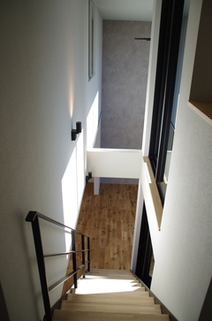 開放感抜群の階段