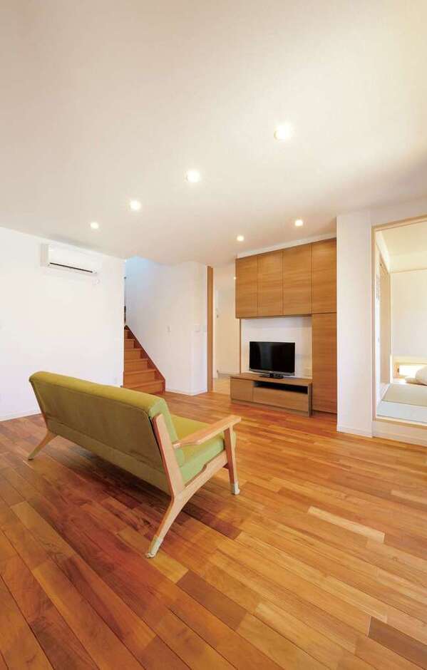 熱交換型換気システムのおかげで、花粉やPM2.5の影響も最少限に