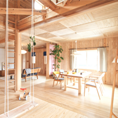 無垢材のショールーム