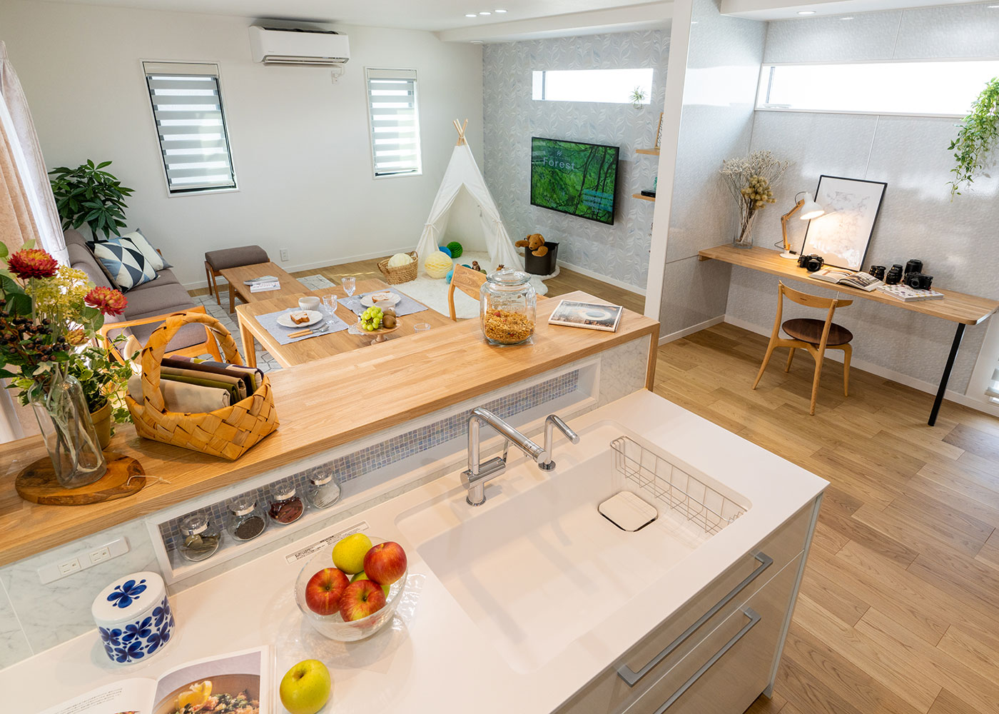 寺田工務店【収納力、狭小住宅、省エネ】キッチン