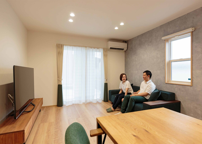 ゆったりくつろげるリビング