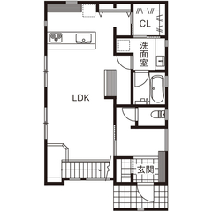 カフェスタイルの寛ぎ空間に、憧れのホームオフィスを