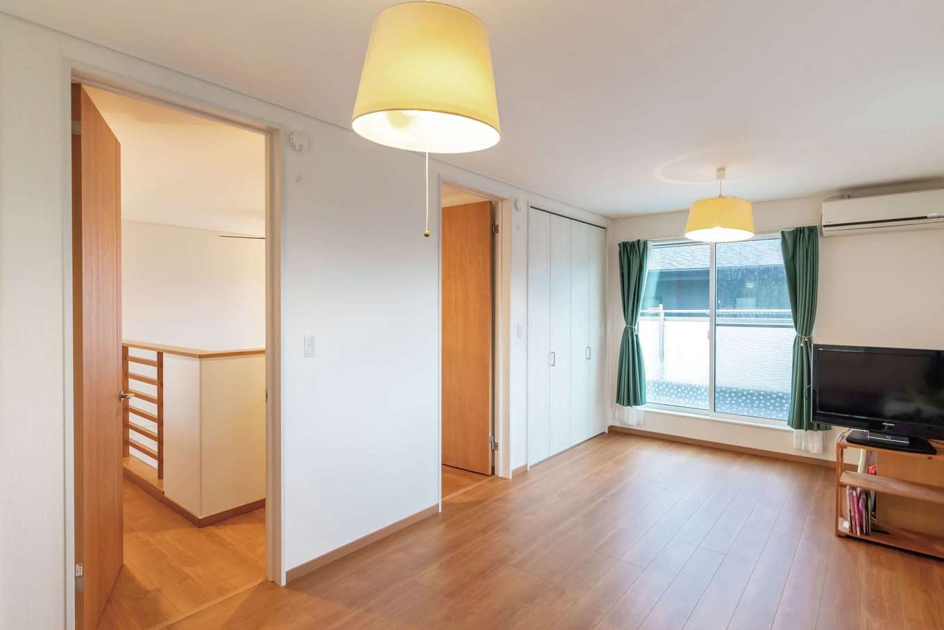 住宅工房 アリアンス【デザイン住宅、省エネ、間取り】将来的に2間に分けられる子ども部屋