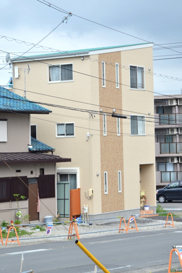 建築システム（狭小住宅専門店）【1000万円台、二世帯住宅、狭小住宅】外観は優しくかわいらしい印象です