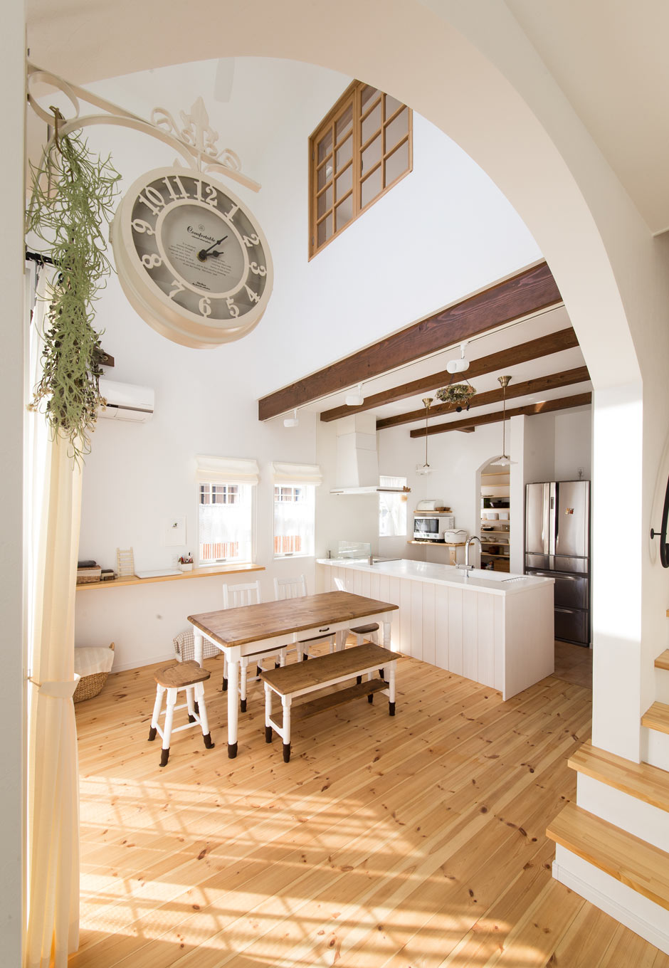 DISTANCE 野本建築【子育て、省エネ、インテリア】大きなLDKの吹き抜けも、高気密、高断熱なら安心