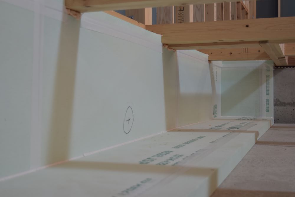 気密性や断熱性を高めた施工