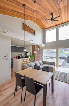 2階からの眺望が美しいLDK