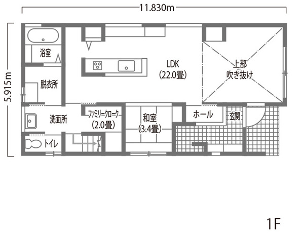 AQURA HOME（アキュラホーム） 今も将来も暮らしやすい、ナチュラルテイストの心地いい家 1階
