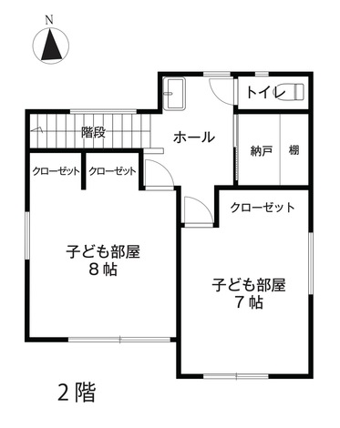 エスホーム 日常に便利な1階リビング、上質な和室のある家 ２階