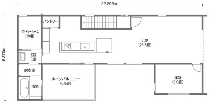 内田建設 細長い変形地でも 二世帯が快適に 暮らせる建築家住宅 