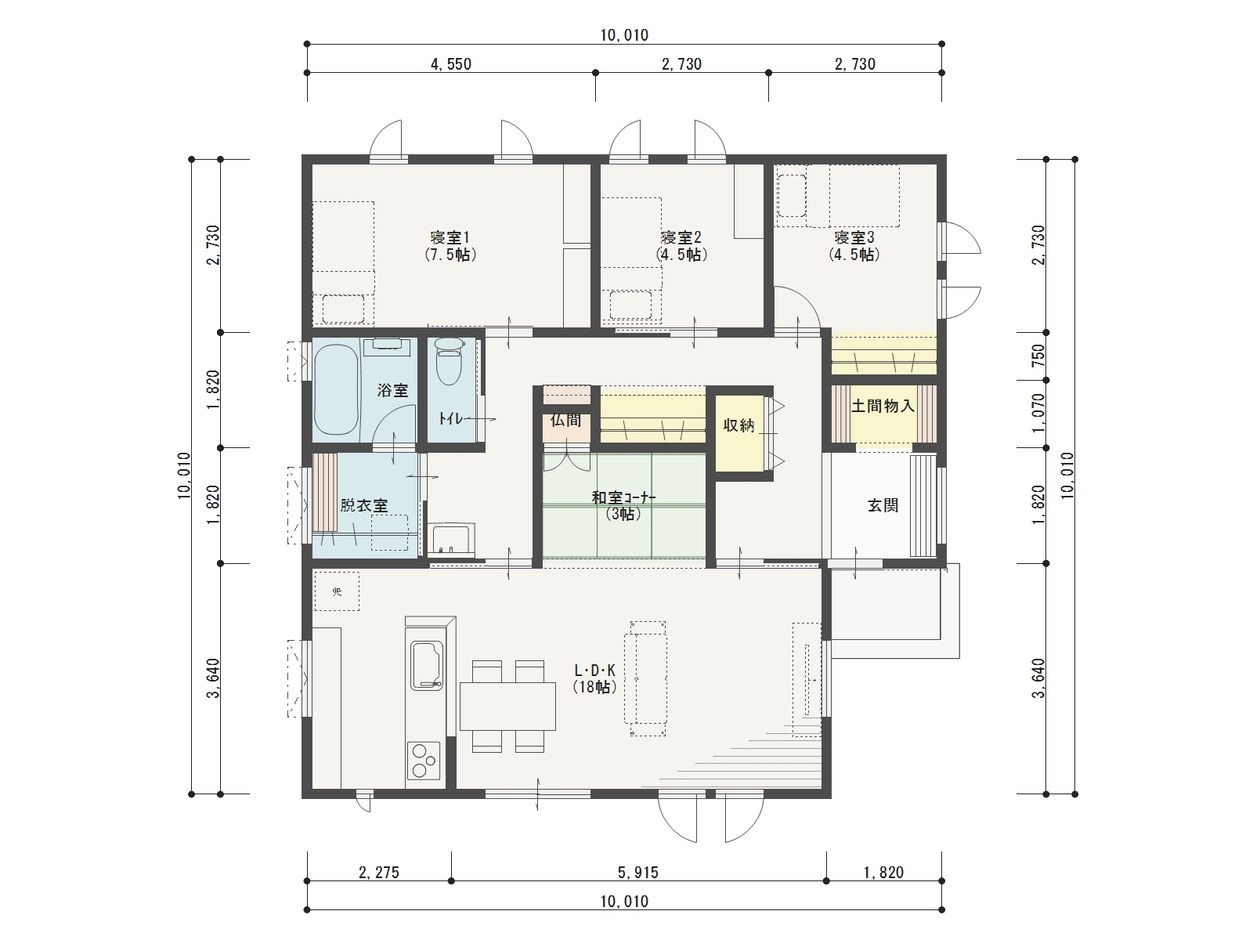 shiro’s（提坂工務店） 50代夫婦がセカンドライフを楽しむための平屋 平屋