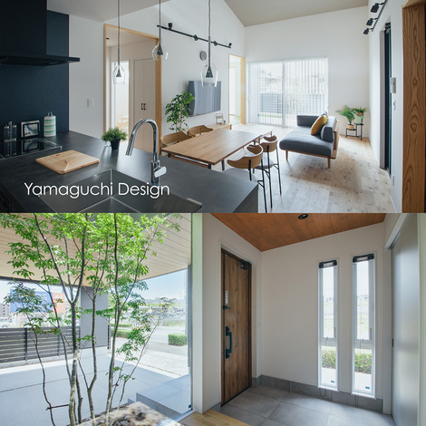 ナチュラルモダンな内観