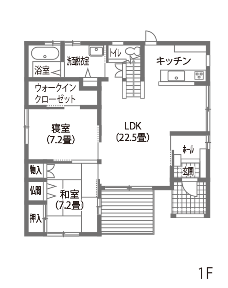 吉川住建 高耐震と開放感を両立したテクノストラクチャーの家 1F