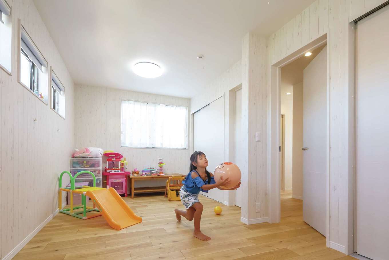 カナメクラフト（かなめ創建）【デザイン住宅、狭小住宅、省エネ】子ども部屋は将来仕切って使うことも可能