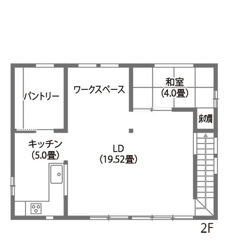 藤田工務店 雄大な自然の景色を借景にした 週末時間を満喫するセカンドハウス 2階