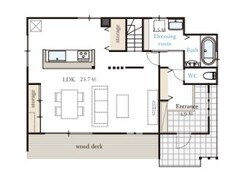 洗練されたシンプルモダンな心温まる住まい