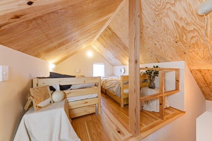 ロフトはお子様のスペースに。