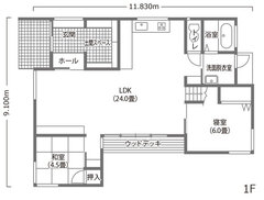 山荘をイメージした小さな平屋で ミニマルで豊かな暮らしを楽しむ