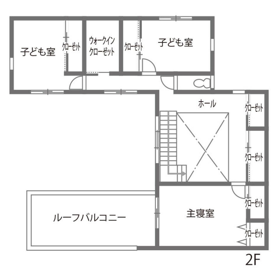 内田建設 豊橋市　リゾートライクな家 2階