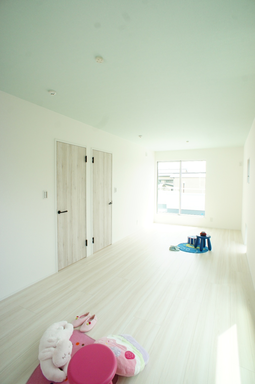 小野田産業～designers house project～｜5.42帖＋6.2帖の子ども部屋。生活スタイルや子どもの成長に合わせて間取りを変更できる造りになっている。