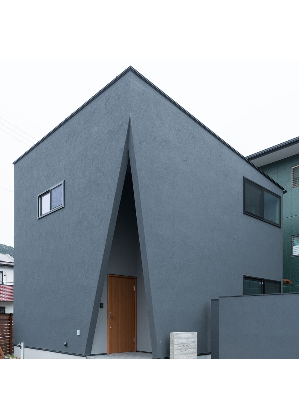 クラフトハウス【デザイン住宅、狭小住宅、建築家】特徴のある外観