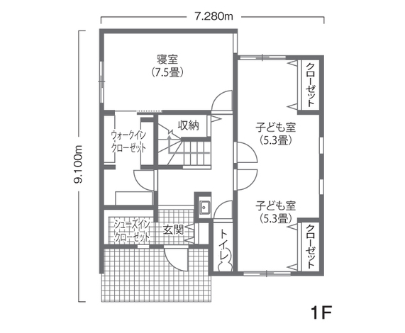 三和建設 ヴィンテージの洗練美と縦横に広がる生活空間 1F