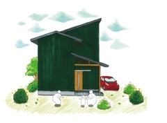 お客様のお家が完成しました【夫(30代)＋妻(20代)＋子(1歳)】のイメージ