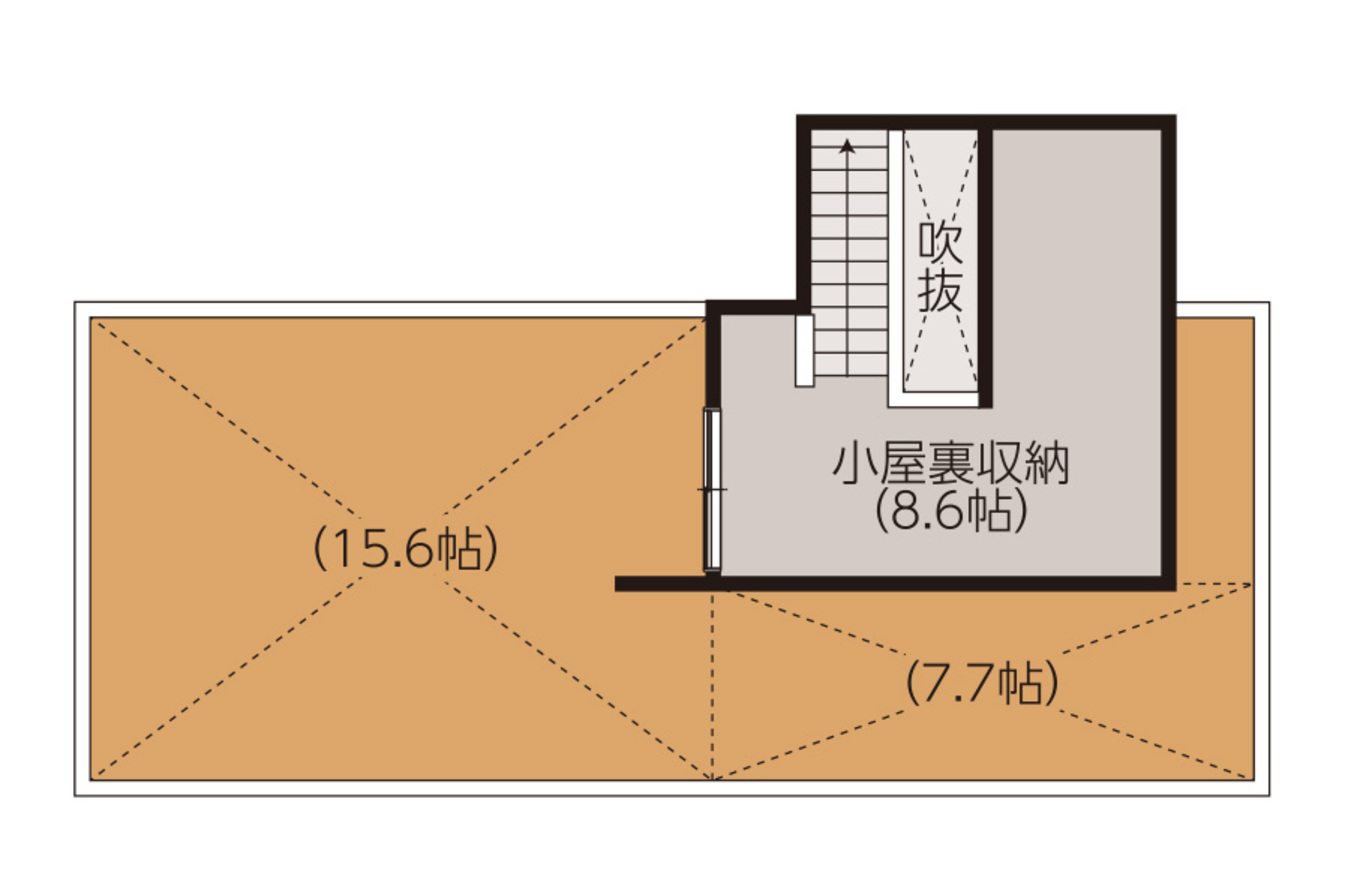 イシカワ 完全自由設計＆高性能な家 小屋裏