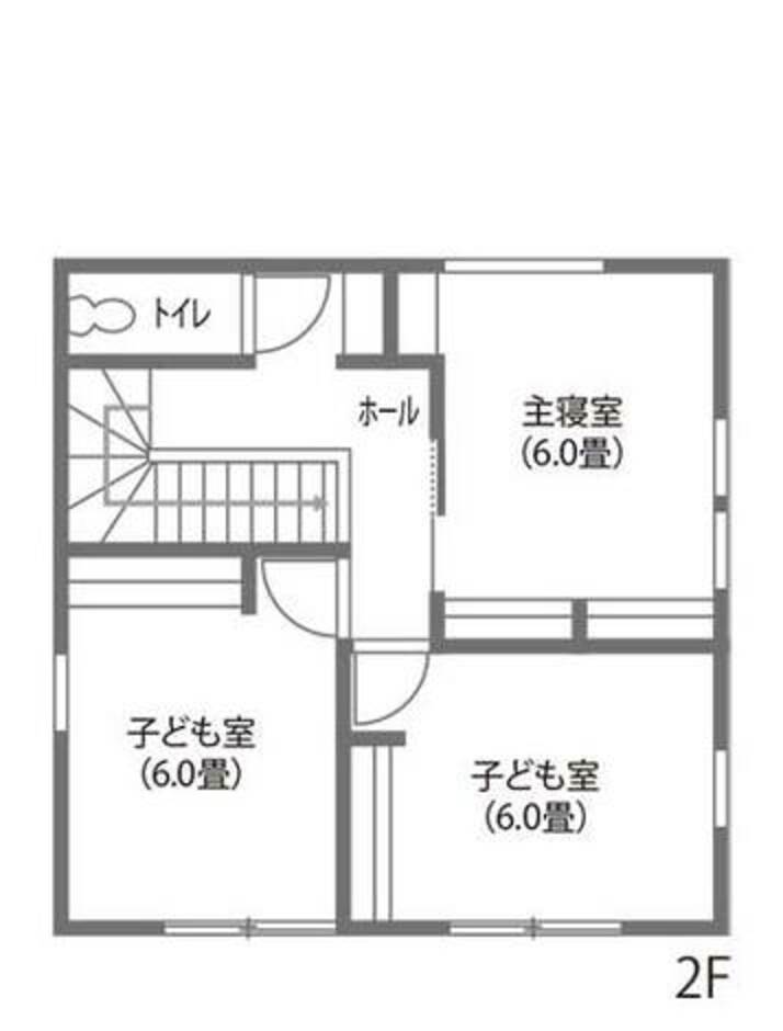 DAITOKU（大得工務店） 【27坪】効率的な家事動線の間取り 2階
