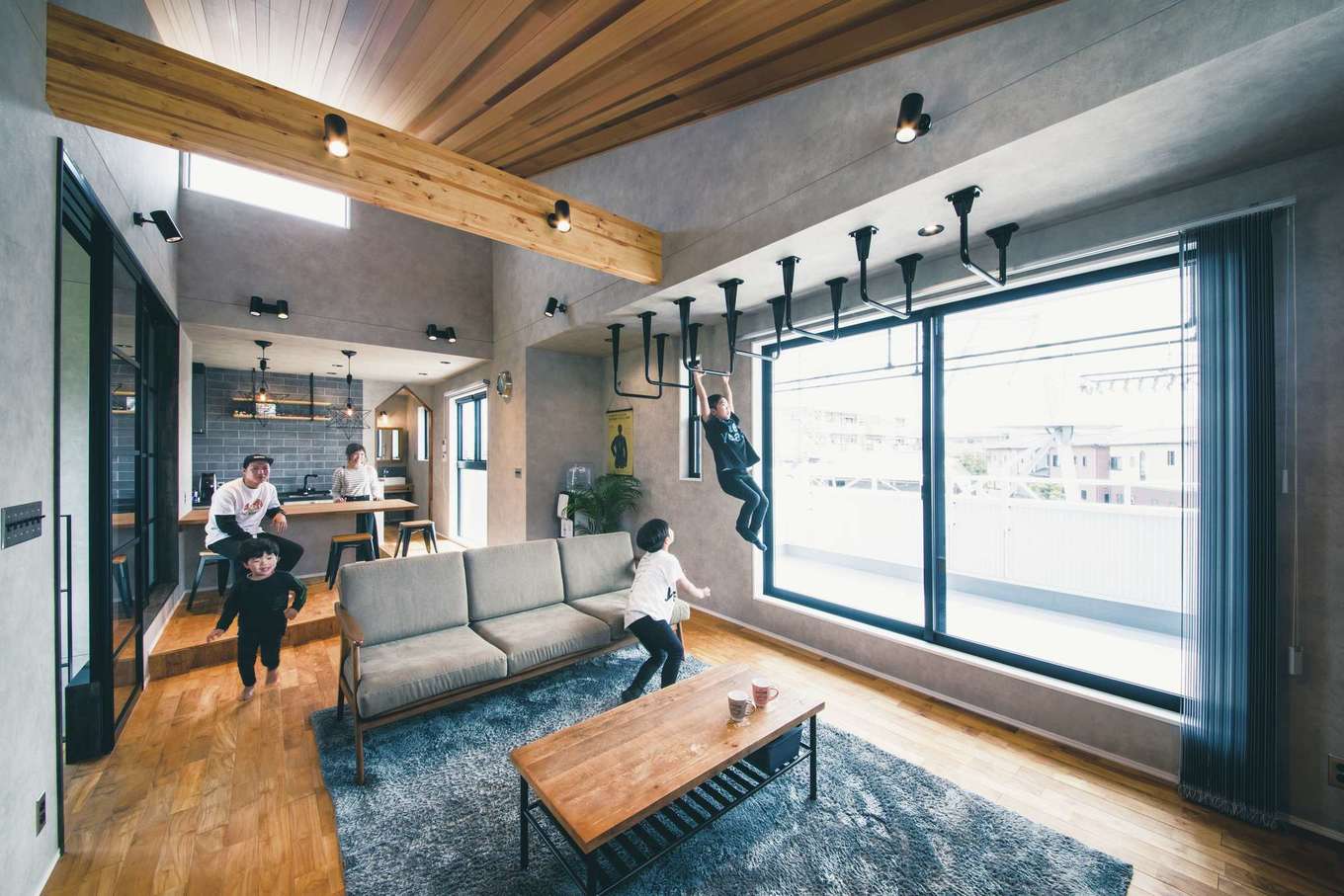 SEVEN HOUSE/セブンハウス【デザイン住宅、趣味、インテリア】採光とプライバシーを考慮した2階LDK