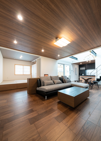 開放感に満ちた24畳のLDK