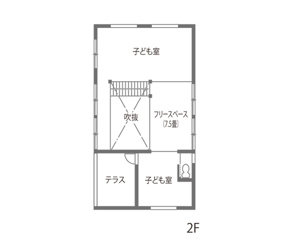 ハウスコネクト 庭までがリビング！ 笑い声が響くリゾートスタイルの家 2階