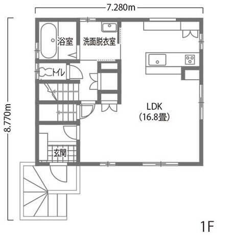 メテックス建築事務所 木の香りが心地いい家は 家族に優しいスマートハウス 1F
