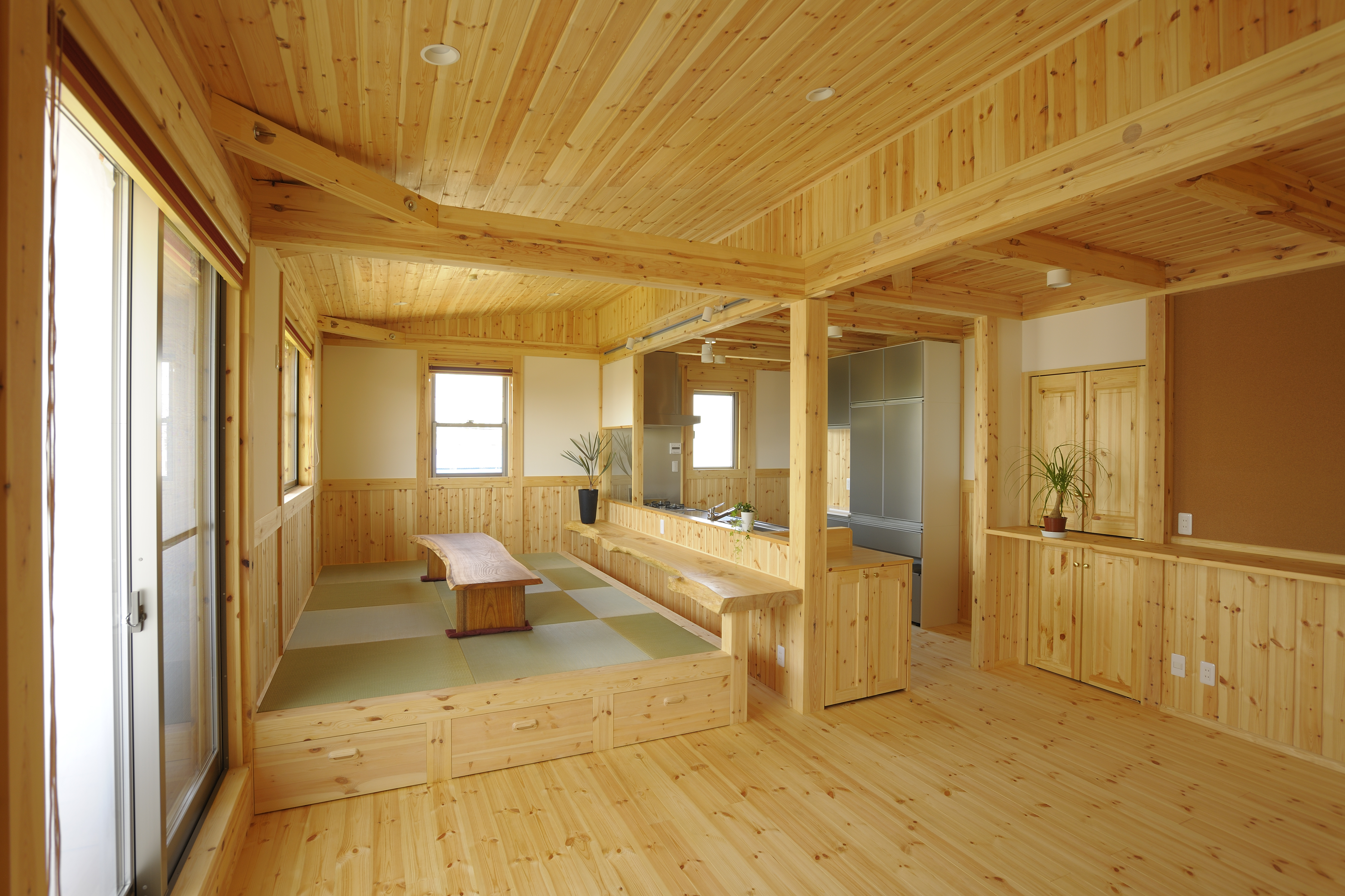 ハンドメイド【1000万円台、デザイン住宅、自然素材】リビング