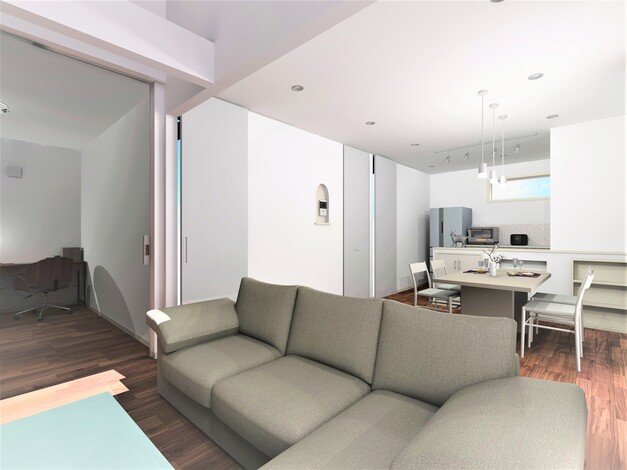 開放感あふれるLDK