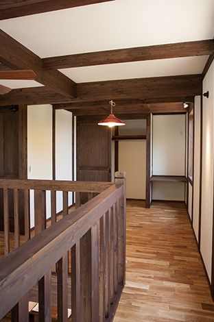 サイエンスホーム【1000万円台、デザイン住宅、狭小住宅】2 階ホール部分は子どもの遊び場として活用