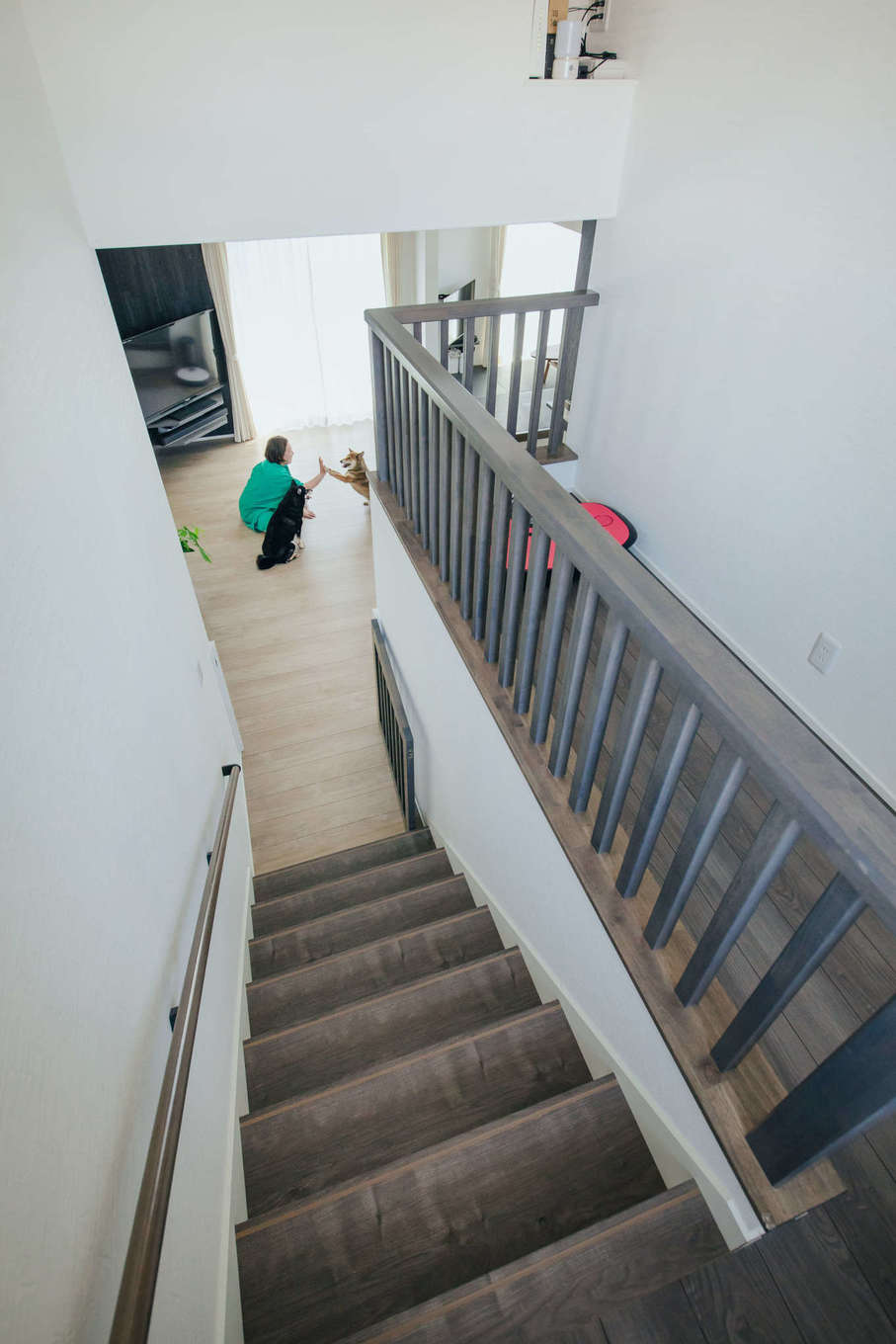 エフエフ住宅【ペット、平屋、スキップフロア】スキップフロアには寝室だけではなくホールも設けてある