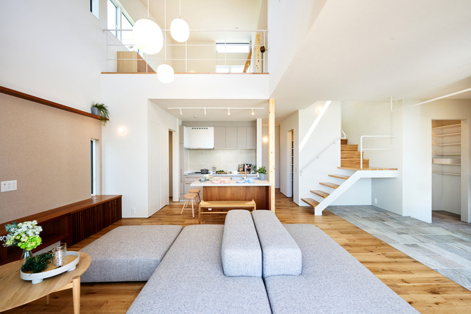 光あふれる開放的リビング